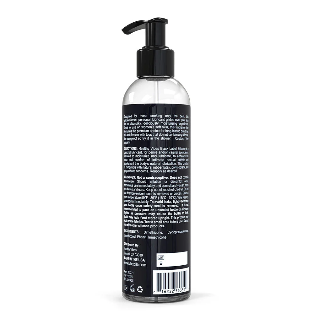 Black Label Silicone Based Lubricant - Image 6