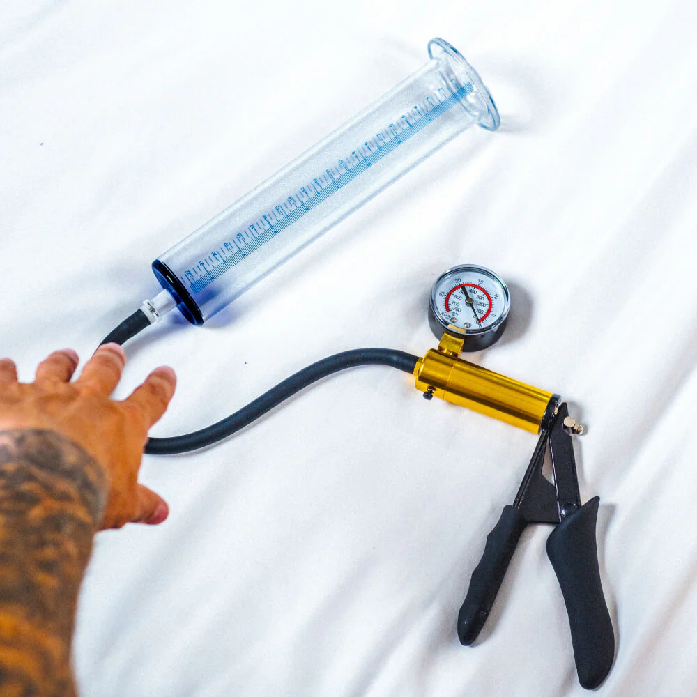 Endurance Pro 12 Inch Penis Pump + Air Gauge - Image 7