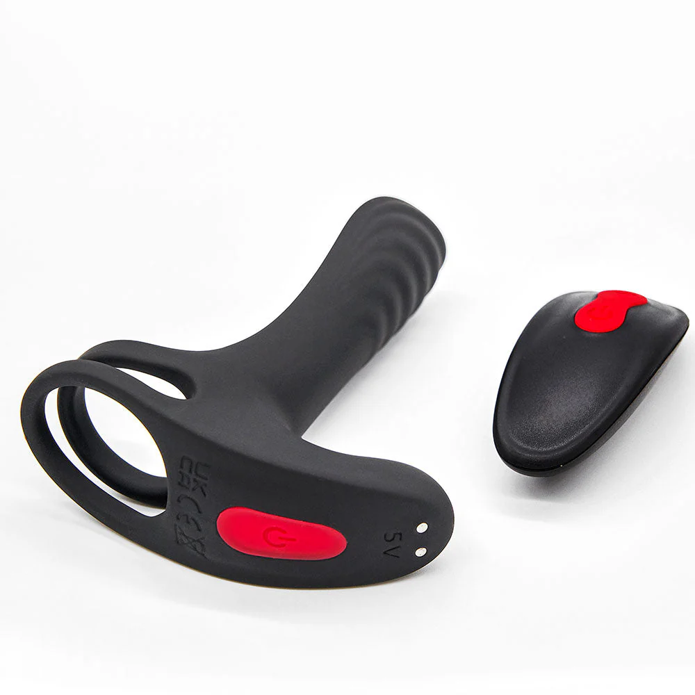 SIMUL 9 Speed Vibrating Couples Girth Enhancer Ring - Image 3