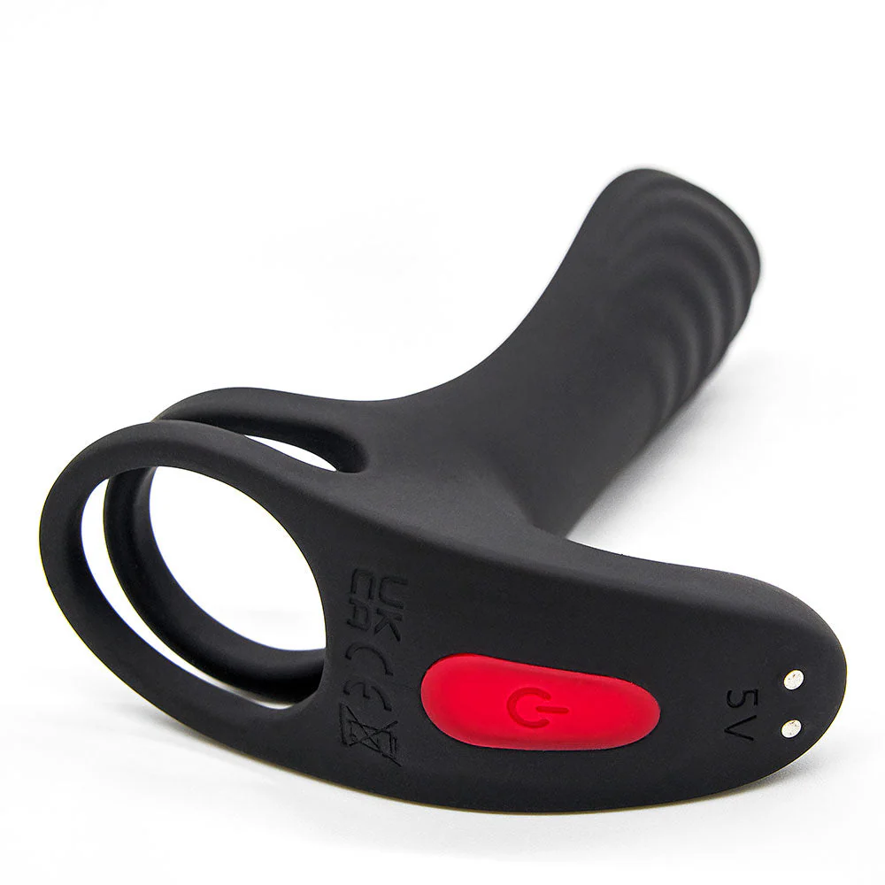 SIMUL 9 Speed Vibrating Couples Girth Enhancer Ring - Image 7