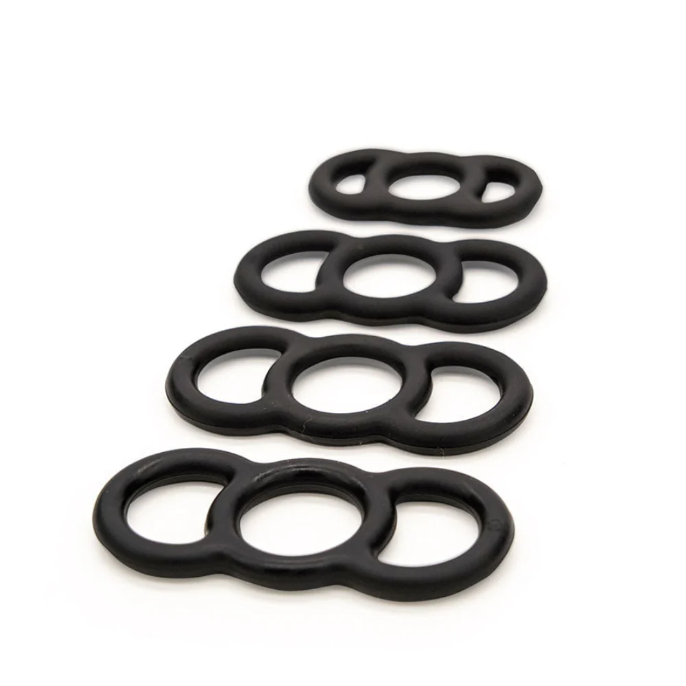 Total Control 4 Piece Silicone Constriction Band Set - Image 2